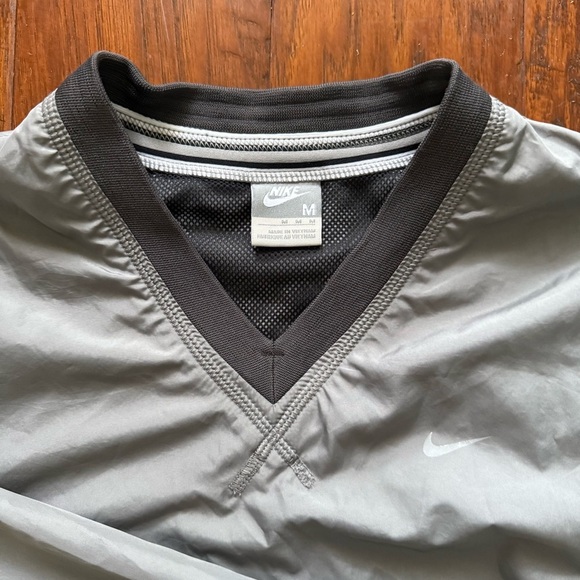 Vintage Nike Silver Label Windbreaker Pullover Golf V-Neck Medium - Picture 10 of 12
